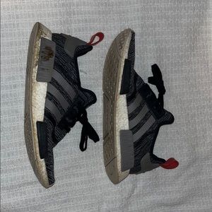 NMDs Glitch Grey - mens US 10.5